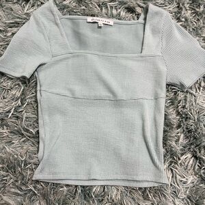 Celebrity Pink Women's Soft Blue Short Sleeve Top